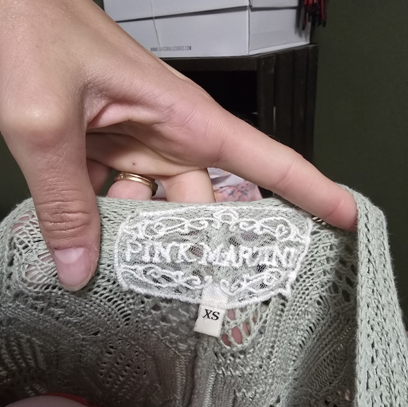 Crochet open knit cover up sweater - Picture 4 of 4